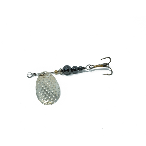 Black Pearl (Gold Blade) Trout Spinner - Skinny Trout